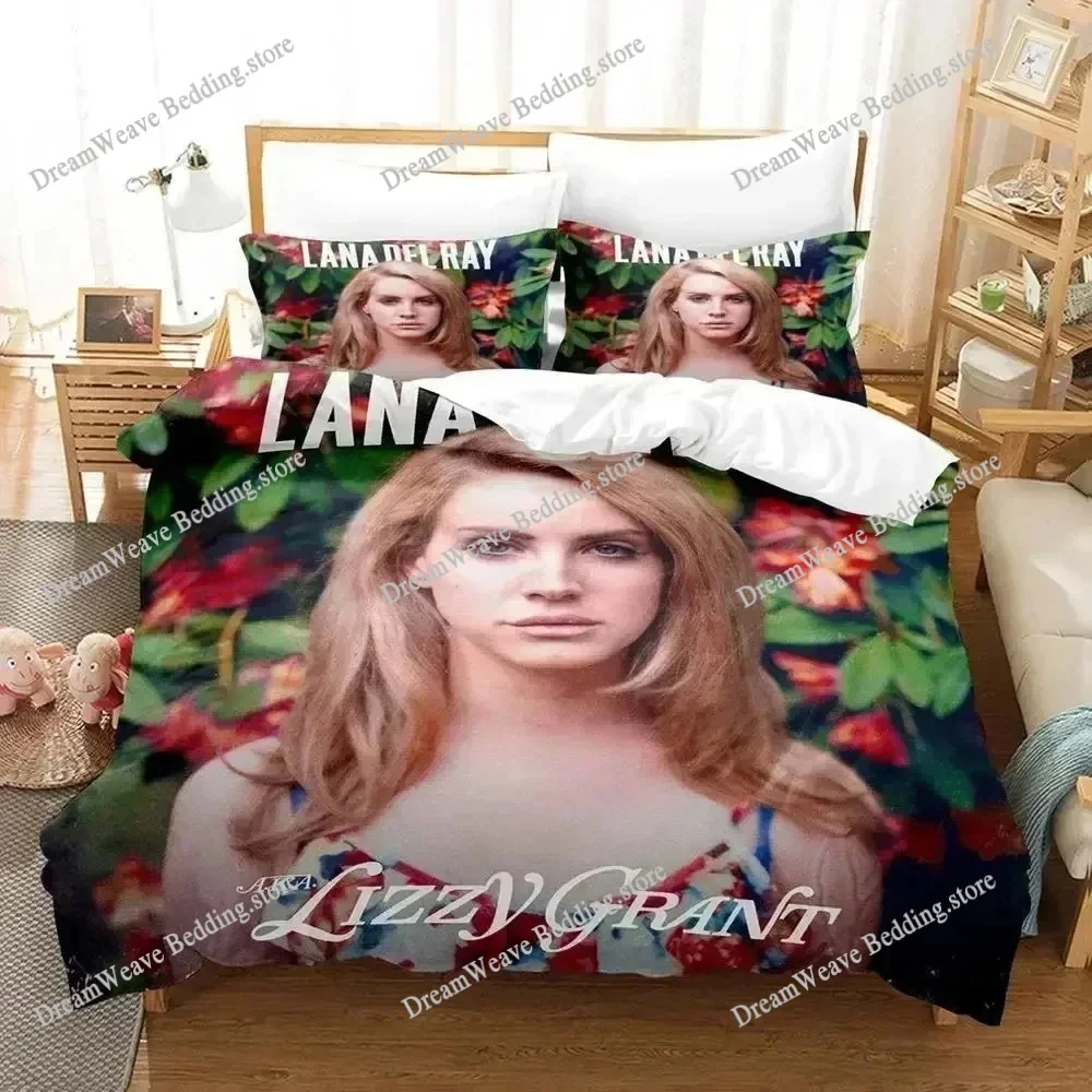 

Lana Del Rey Printed Bedding Sets Exquisite Bed Supplies Set Duvet Cover Bed Comforter Set Bedding Set Luxury Birthday Gift