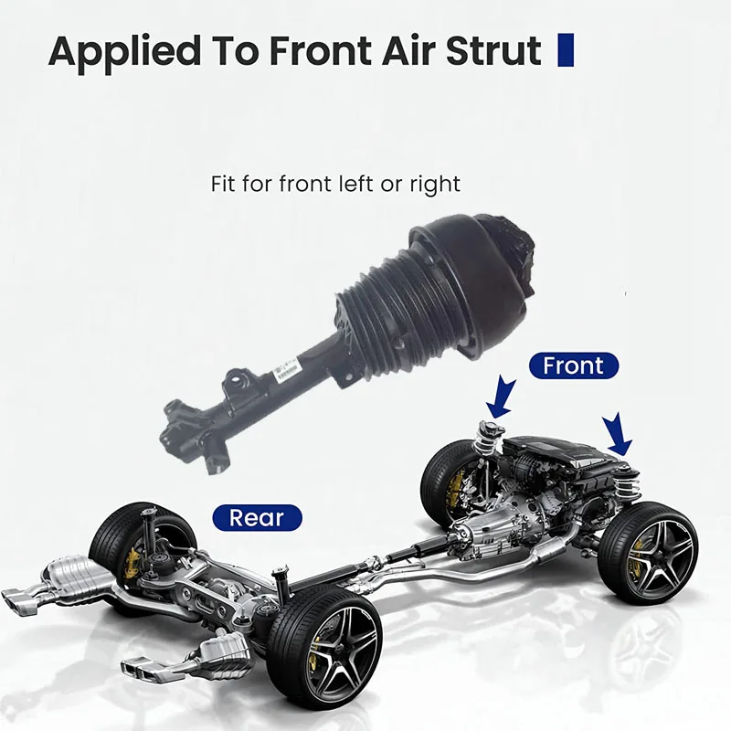 W212 Front Shock Absorber 4Maitc Compatible W218 C218 2010-2016 2123234600 2123203338 2123234700 2123203438 18 Month Warranty