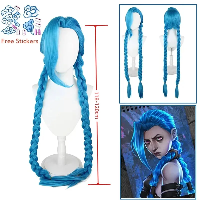 Arcane Seizoen 2 League of Legends LOL Arcane Jinx Halloween Cosplay Kostuum Loli Outfit Halloween Kerstcadeau Cos Conventie