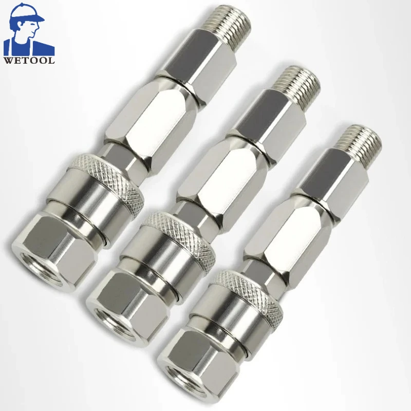 1/4-Inch High Pressure Painting Supplies Airless Spray Whip Hose Airbrush Gun Airless Spray Fast-inserting Swivel Joint