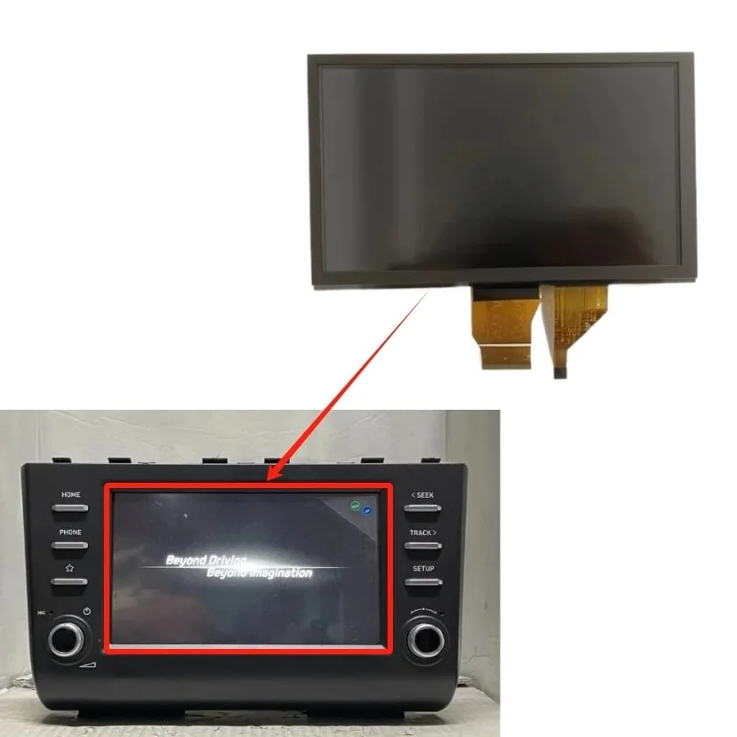 8 inch LCD Display With Touch panel For Hyundai Creta Navigation Screen