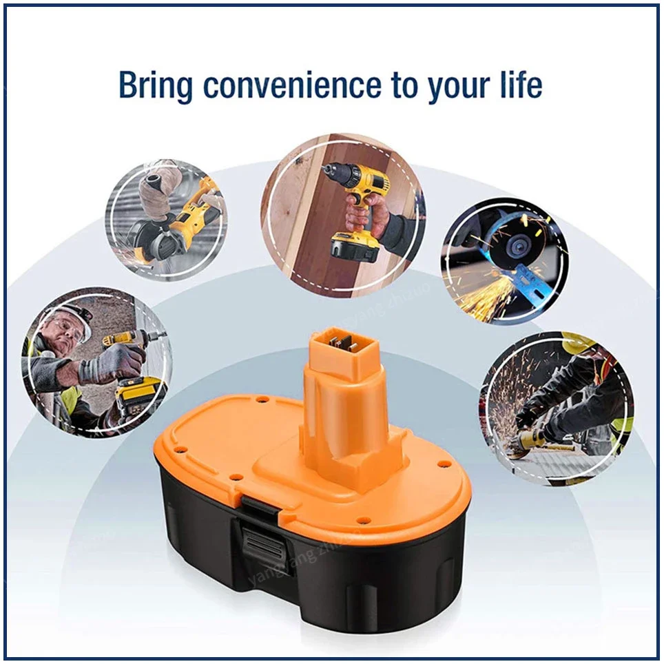 18V Ni-Mh 6000mAh Electric Tool Replacement Battery Used For Dewei Tool DC9096 DE9039 DE9095 Etc