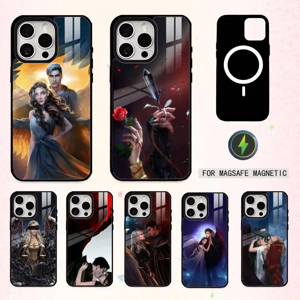 

Romance C-Clubs Game Malbonte Vicky Phone Case For iPhone17,16,15,14,13,12,11,Pro Max Magnetic For Magsafe Wireless Charging