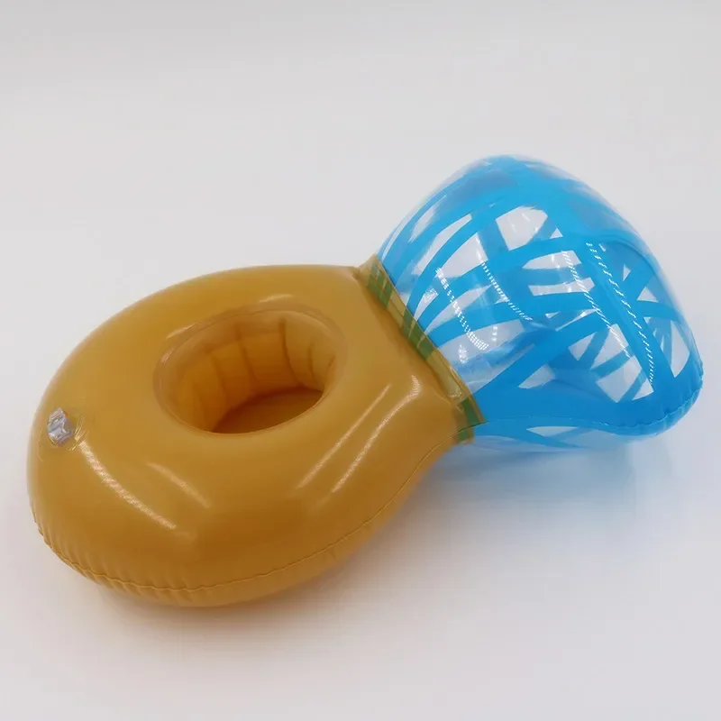 Anel de diamante brinquedos infláveis suporte de copo flutuante festa na piscina verão ao ar livre natação brinquedos de água infláveis suporte de copo de bebida