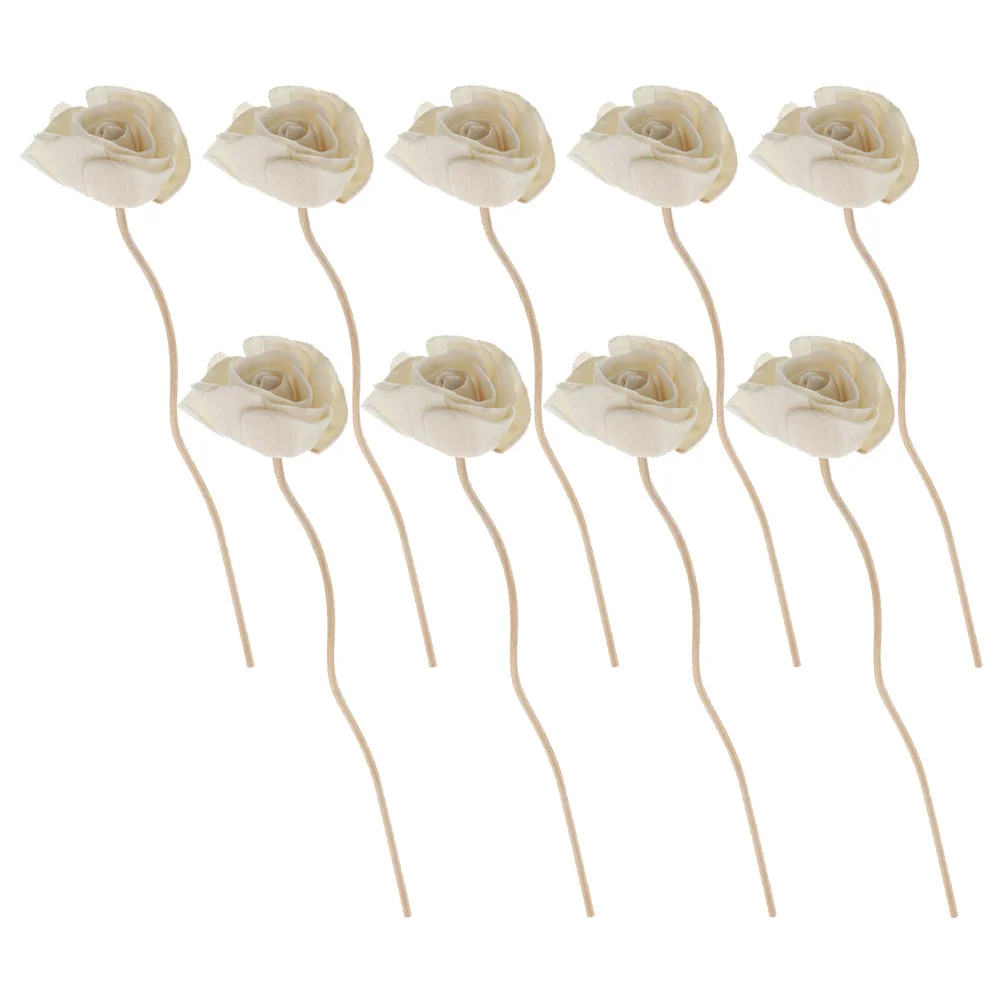 

9Pcs Fireless Aromatherapy Rattan Reed Diffuser Sticks Dried Flower Reed for Household Room Car Fragrance Decor