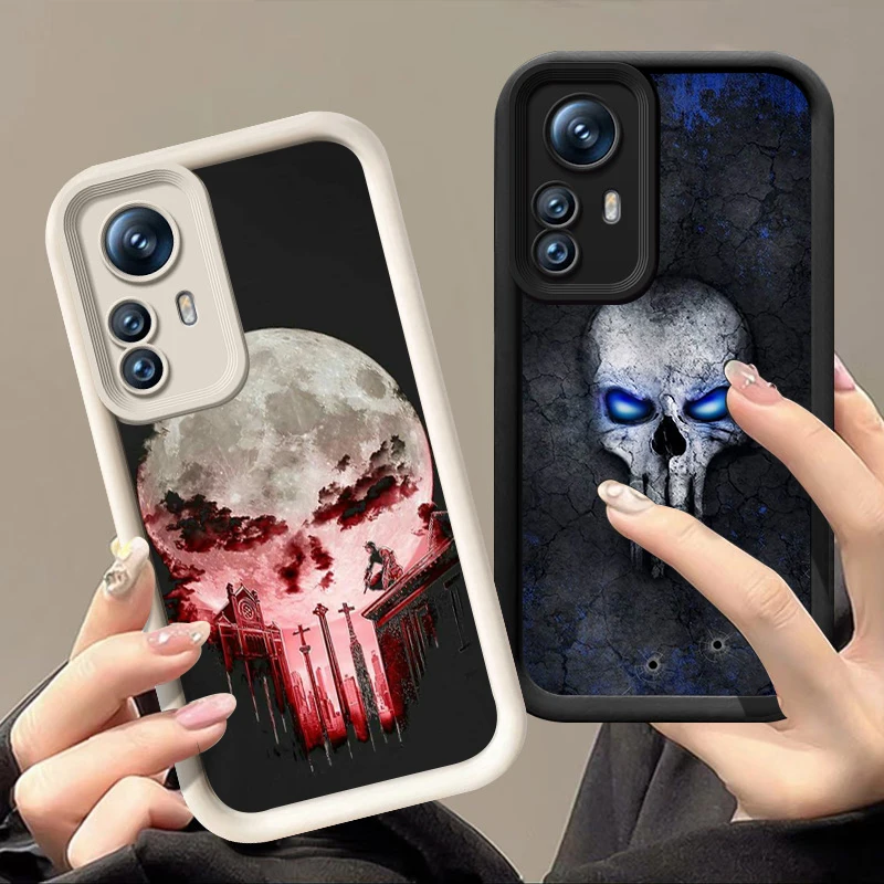 Marvel Superhero Punisher Phone Case For Xiaomi 11 12 13 Lite 12T 13T 14T Pro Redmi A1 A2 Plus A3 9A 9C 9T 10C 12C 13C 5G 14C