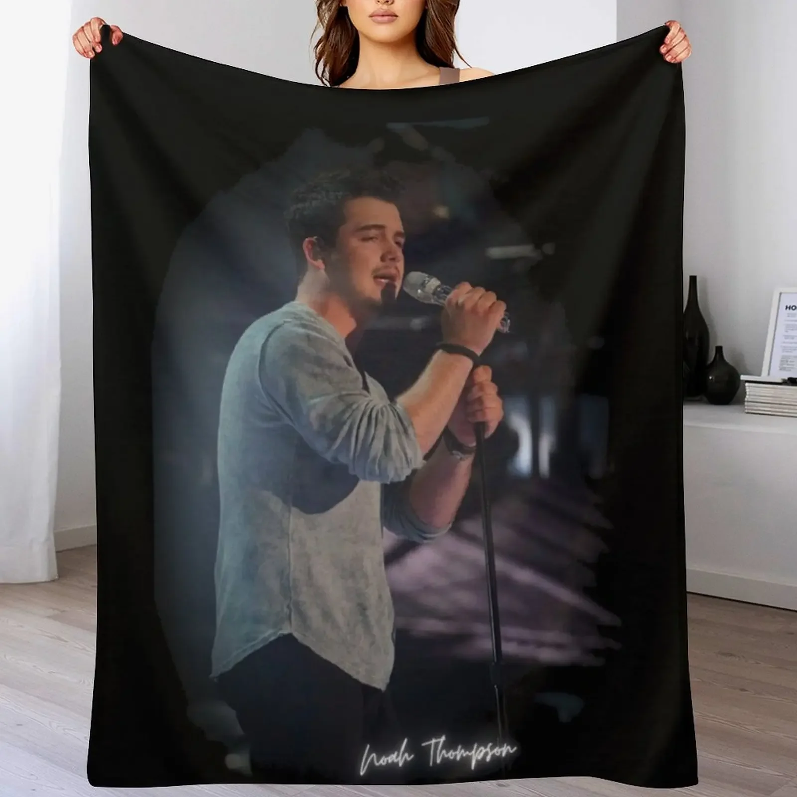 Noah Thompson Essential T-Shirt Throw Blanket Stylish Decor Blanket Gift for Friends Roommate