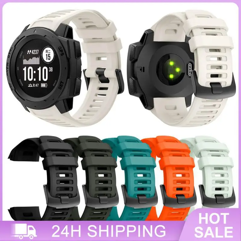 Comfortable Garmin Instinct Smart Watch Versatile Silicone Replacement Durable Stylish Correa Multiple Color Options