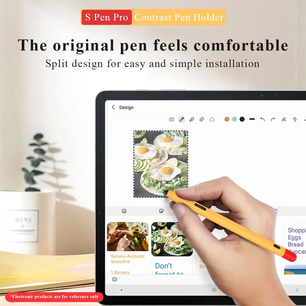 Легкий силиконовый защитный чехол для Samsung Galaxy Tab S Pen Pro Stylus, с защитой от царапин