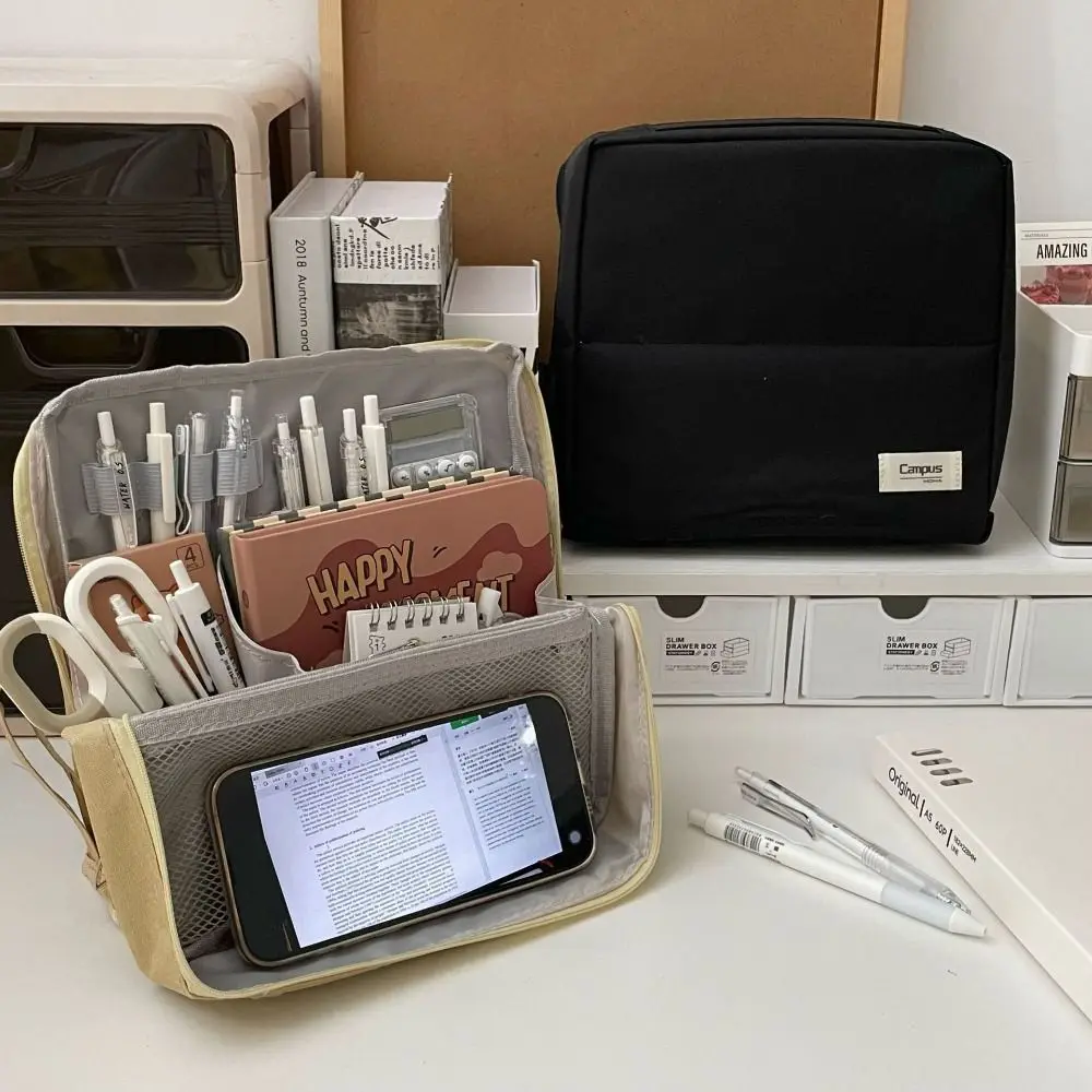 Stifttasche, vertikale Make-up-Tasche, Federmäppchen, geteilte Kosmetiktasche, Make-up-Pinsel-Aufbewahrung, wasserdichte Aufbewahrungstasche für die Hautpflege, Damen