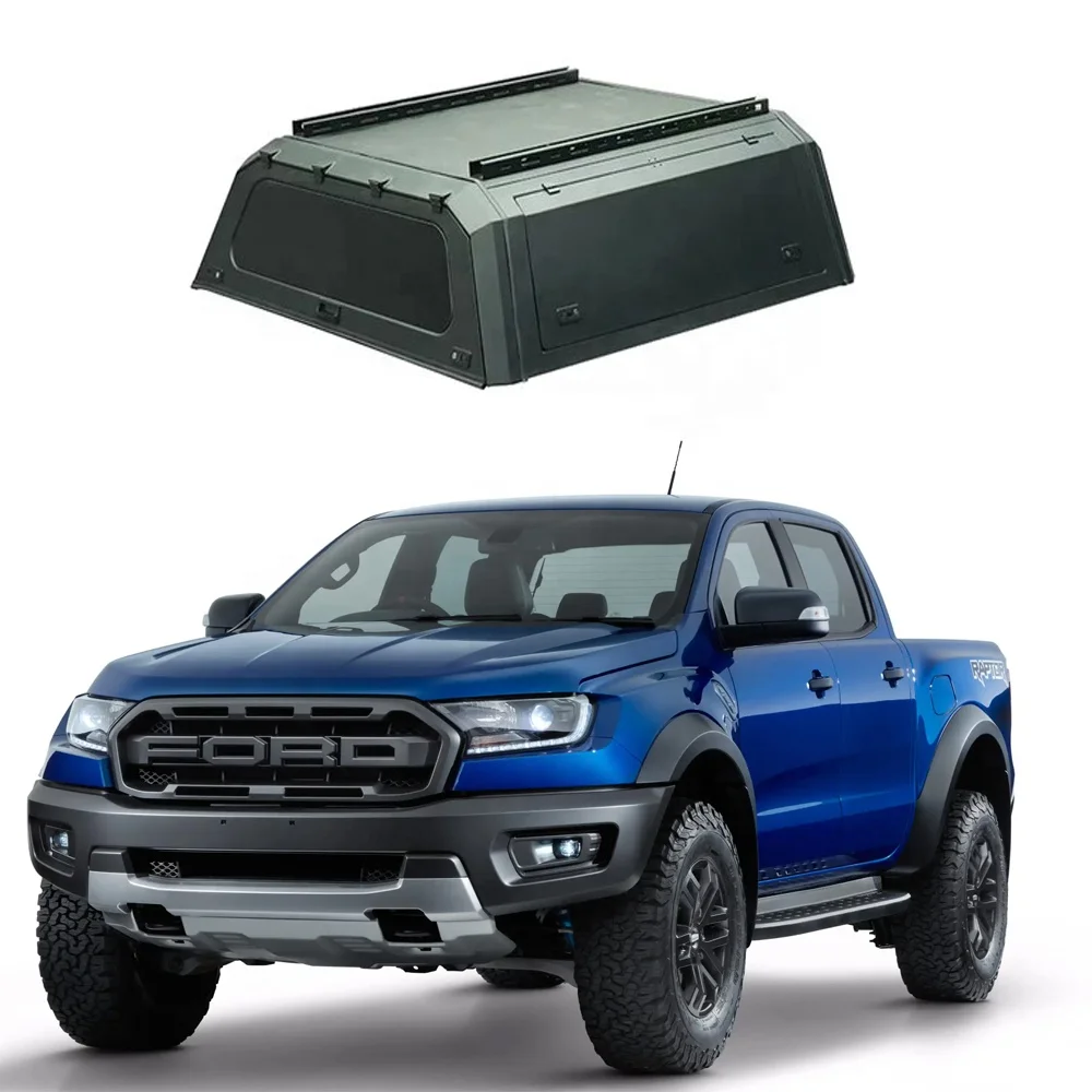 

4X4 Pickup Truck Canopy Topper Camper Customizable for Ford Raptor Ranger Toyota Hilux Tacoma Tundra Dodge Ram 2500