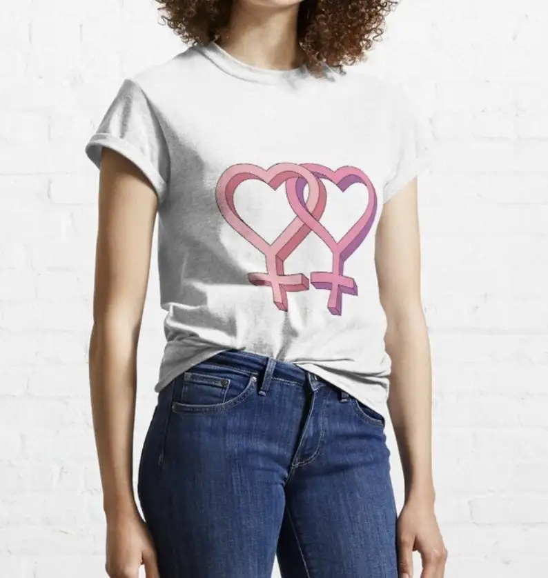 

Lesbian T shirtLesbian HeartLGBTQ T shirtPride LesbianLGBT