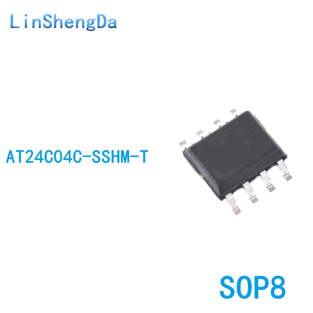 10PCS C version AT24C04C-SSHM-T AT24C04 patch SOP8 04CM