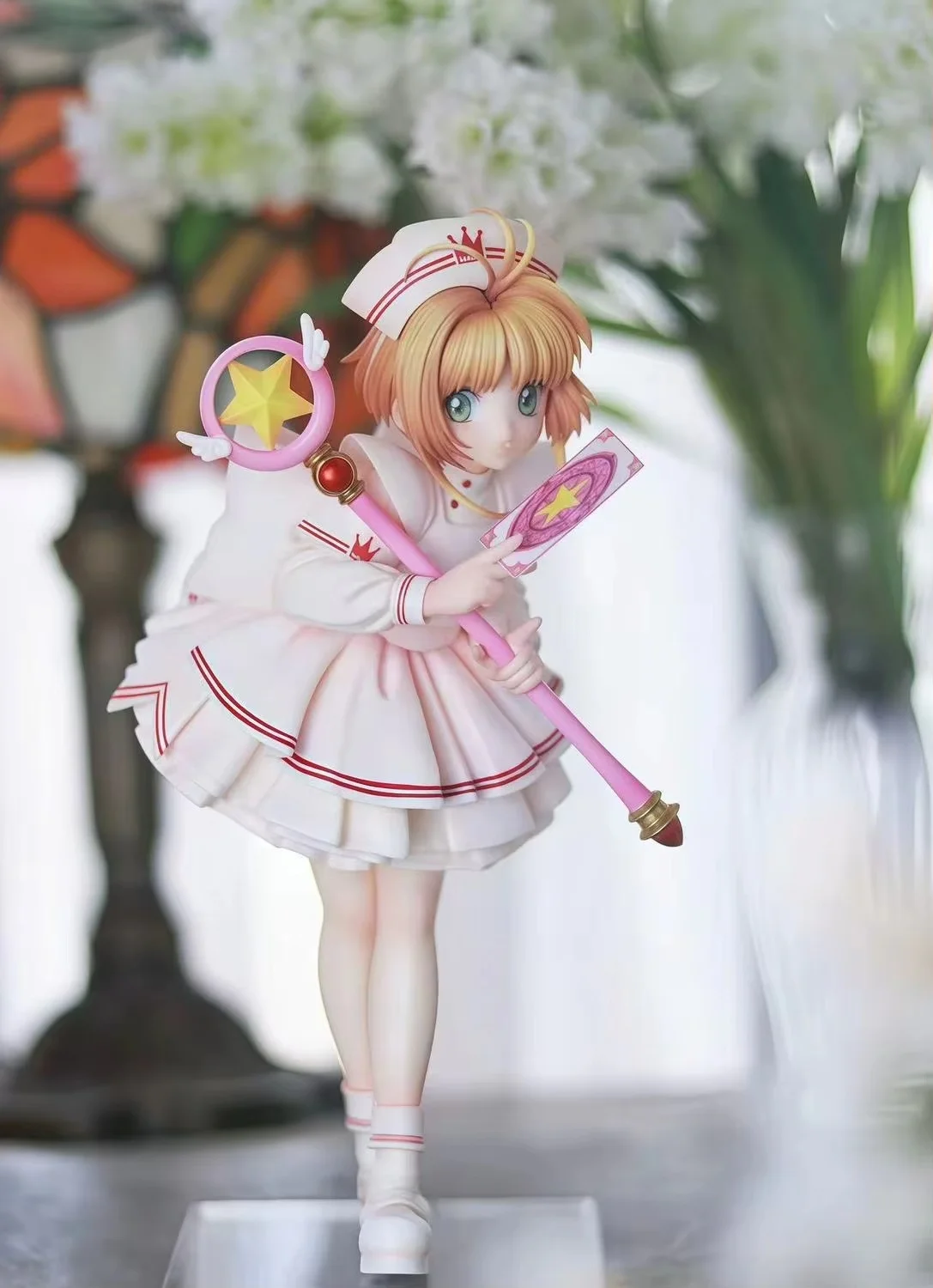 Cardcaptor Sakura Anime Pvc Figuur - Kinomoto Sakura Collectible Bureau Decoratie Ideaal Kinderen Verjaardag Kerstcadeau Speelgoed Model Standbeeld