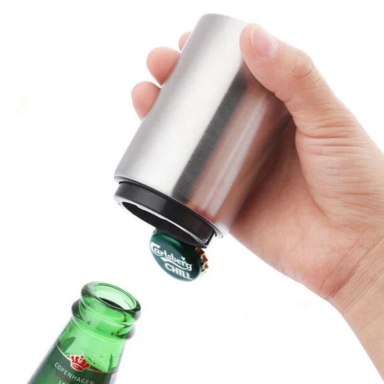 

Professional Speed Magnetic Beer Bottle Cap Opener Wine Opener Portable Bar tools Kitchen Gadgets Party Gift