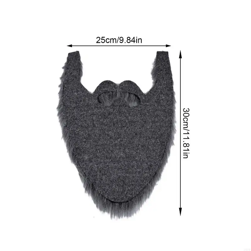 2025 New Halloween Selfs Adhesive Fake Beard Moustache Stickers Novelties Fake Mustaches