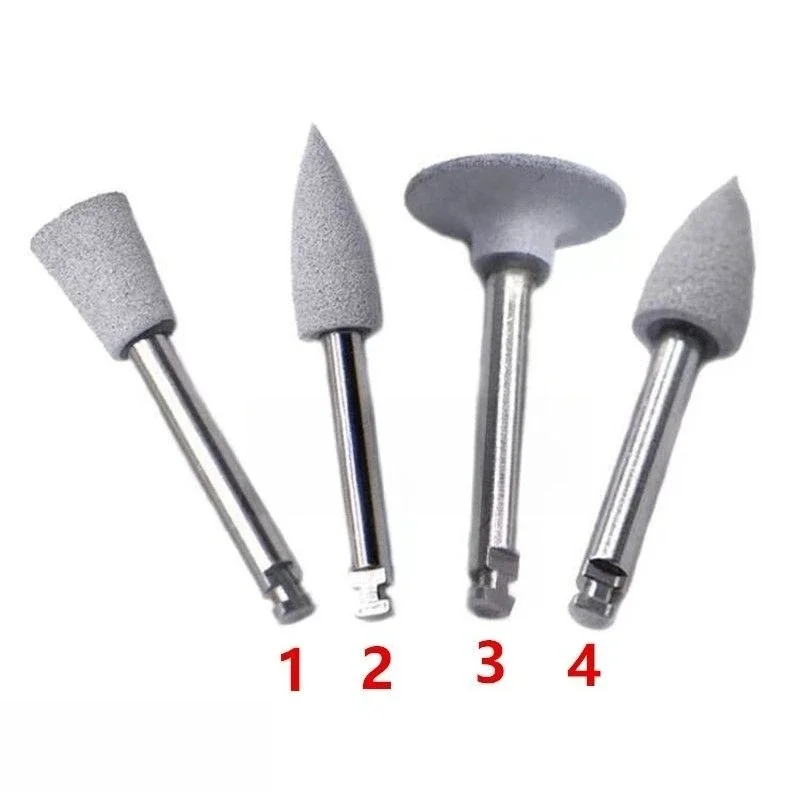 10Pcs Lab Silicone Rubber Low Speed Bending Head Polishing Wheel Grinding Head Rubber Polishing Wheel, Resin Polishing Tool s
