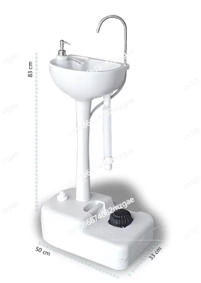 Foot Mobile Hand Washing Table Outdoor Garden No Way Hand Washing Camping Cleaning Table School Store Emergency Epidemic
