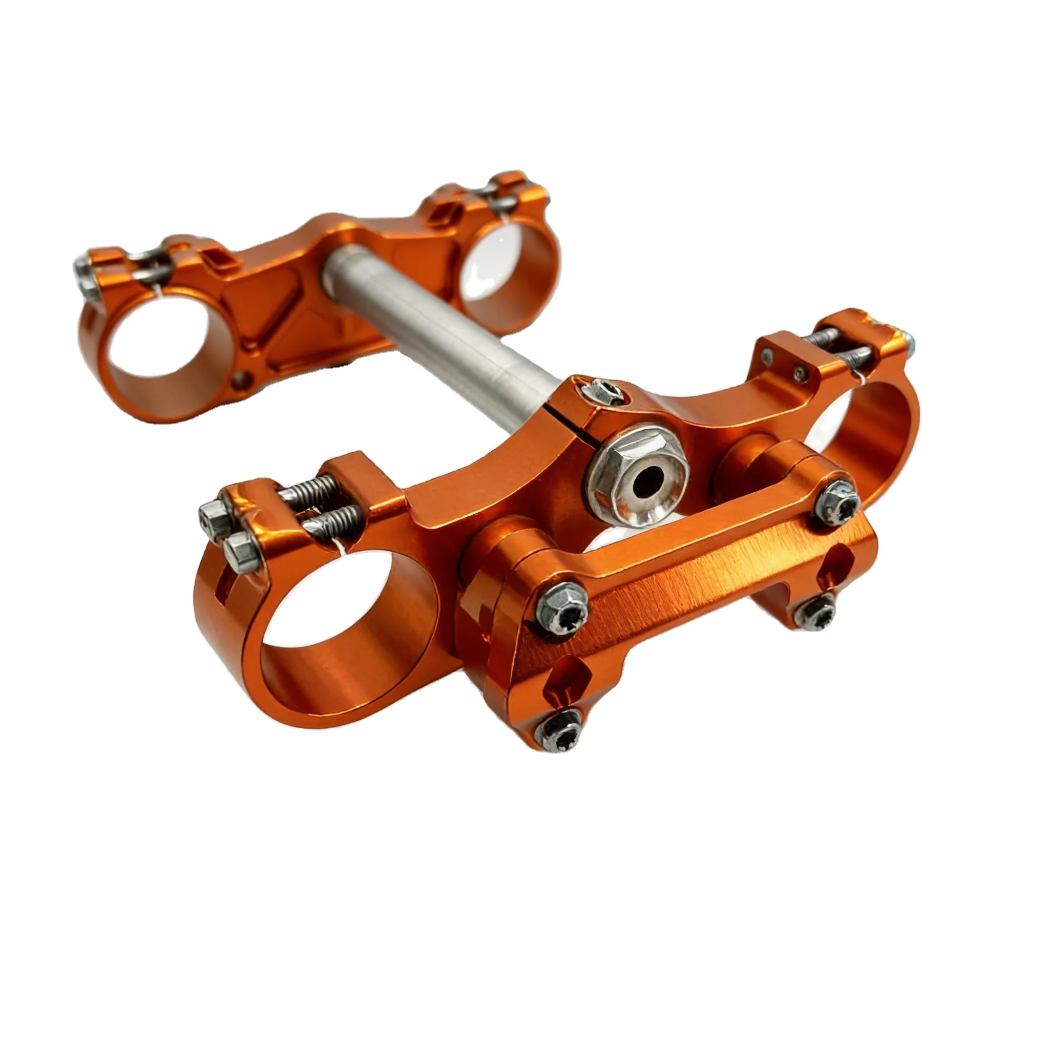Custom High Quality Billet Aluminum Alloy Triple Clamps for Motorcycle Road Dirt Bike Racing Retrofit/Upgrade for