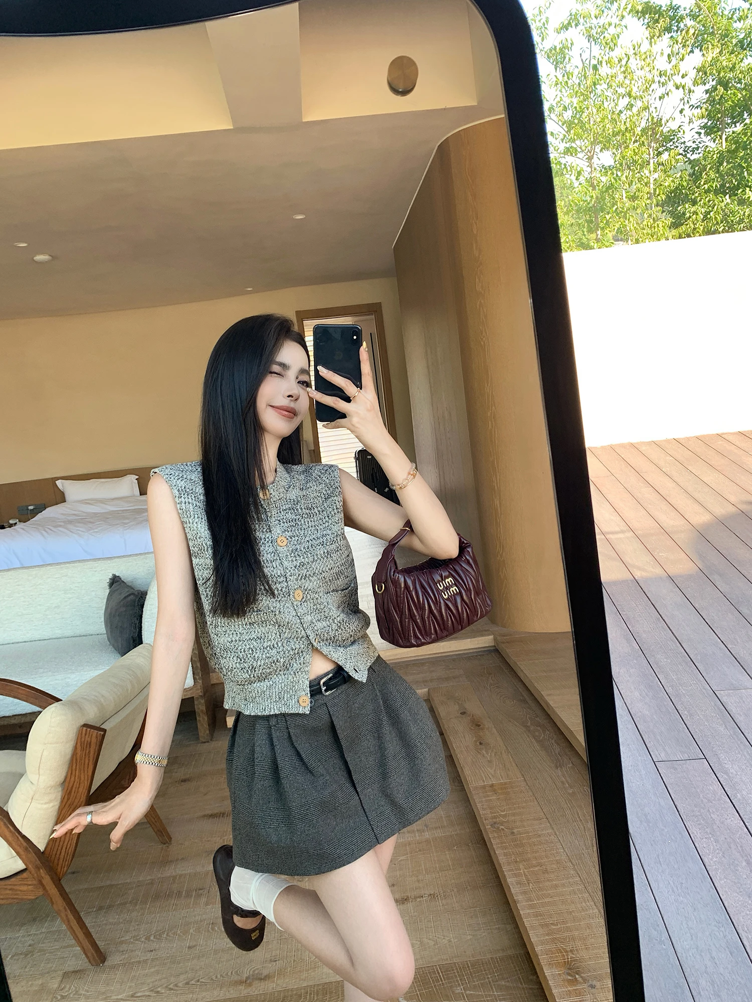 

Вязаный жилет Lilylikes "Bla Beans" для блогеров, свободного кроя, разноцветный, повседневный, женский, из смесового хлопка и полиэстера