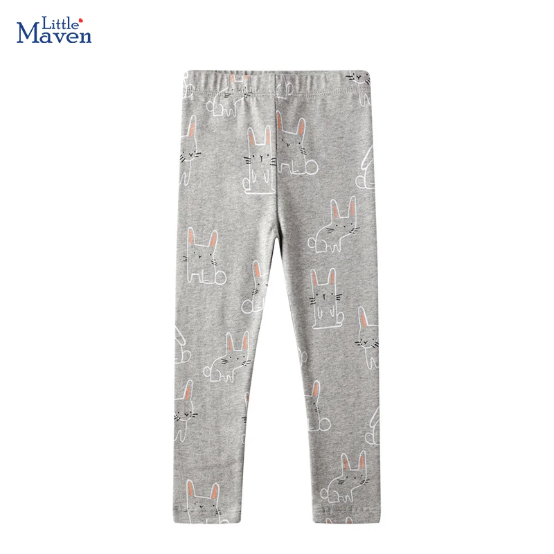 Little maven Baby Girls Leggings Cotton Animal Cats Print Pants Lovely Children Casual Clothes Pretty for Kids Pants