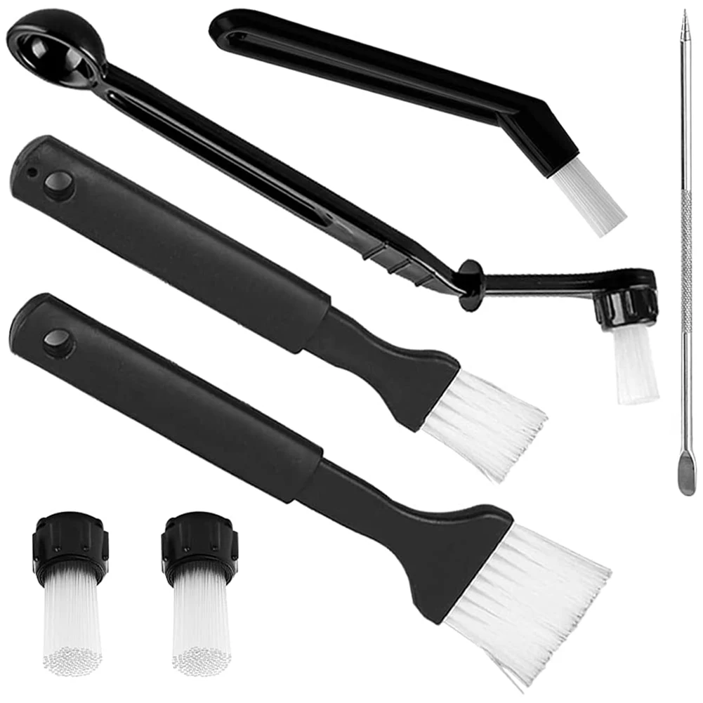 7 Pcs Cleaning Brush Set, Practical Brush for Cleaning Coffee Machine, Coffee Grinder and Other Home Kitchen Accessories