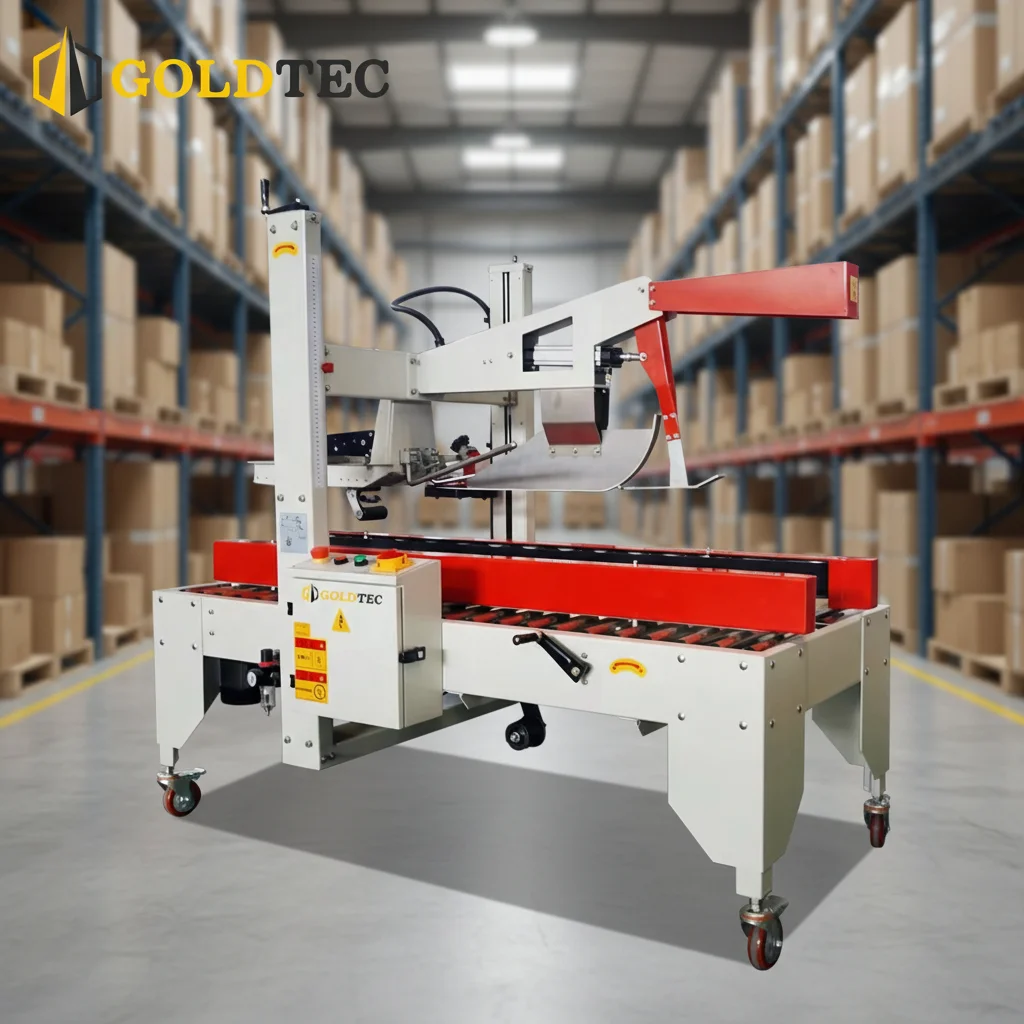 Automatic Packing Line Carton Packaging Automatic Folding Case Sealer Machine For Big Box And Case