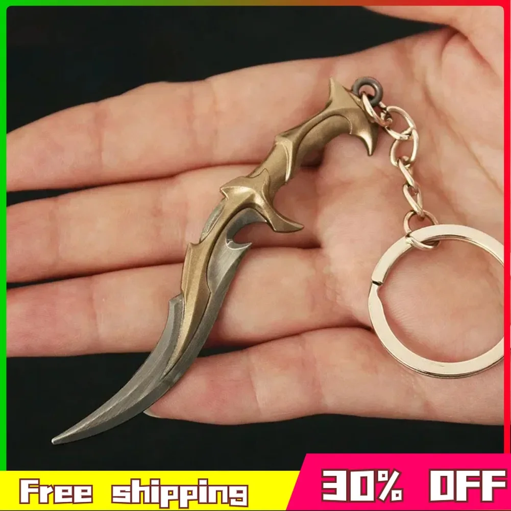 In Stock Valorant Forsaken Ritual Blade Keychain Game Peripherals Model Desktop Decoration Birthday Gift Toys Can Be Wholesaled