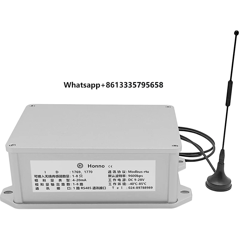 

Modbus-RTU Protocol 4-20mA RS485 Receiver Transmitter OEM & ODM Supported Analog Wireless Temperature Sensor
