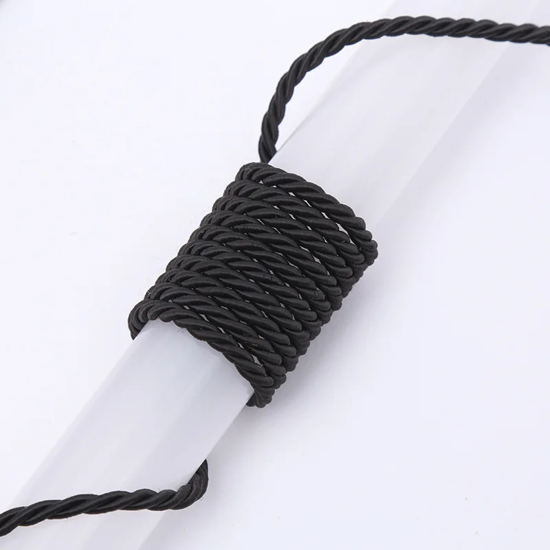 10 Meters/Lot 5mm 3 Strands Polyester Rope For Costume Jewelry Gift Box Decoration Rope DIY Handmade Home Textile Decoration