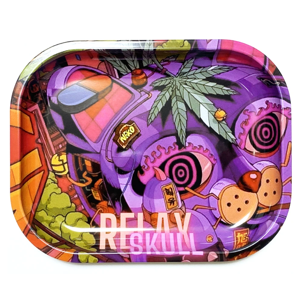 tattoo girl Tobacco Rolling Tray Storage Plate For Smoking Herb Grinder Cigarette Container Handroller