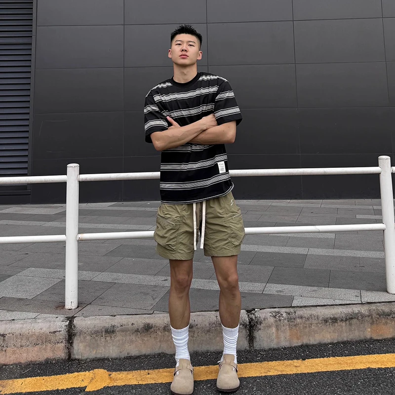 

Мужские летние спортивные брюки-карго с прямым кроем, быстросохнущие, на молнии, для бега и активного отдыха