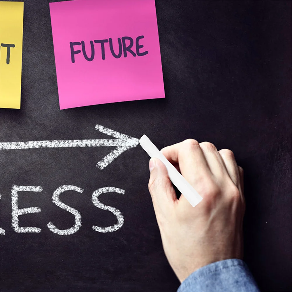 

1Set Dustless Colored Chalk Stick Non-Toxic Chalkboard Chalk with Holder for Teacher Classroom Use Chalkboard Eraser