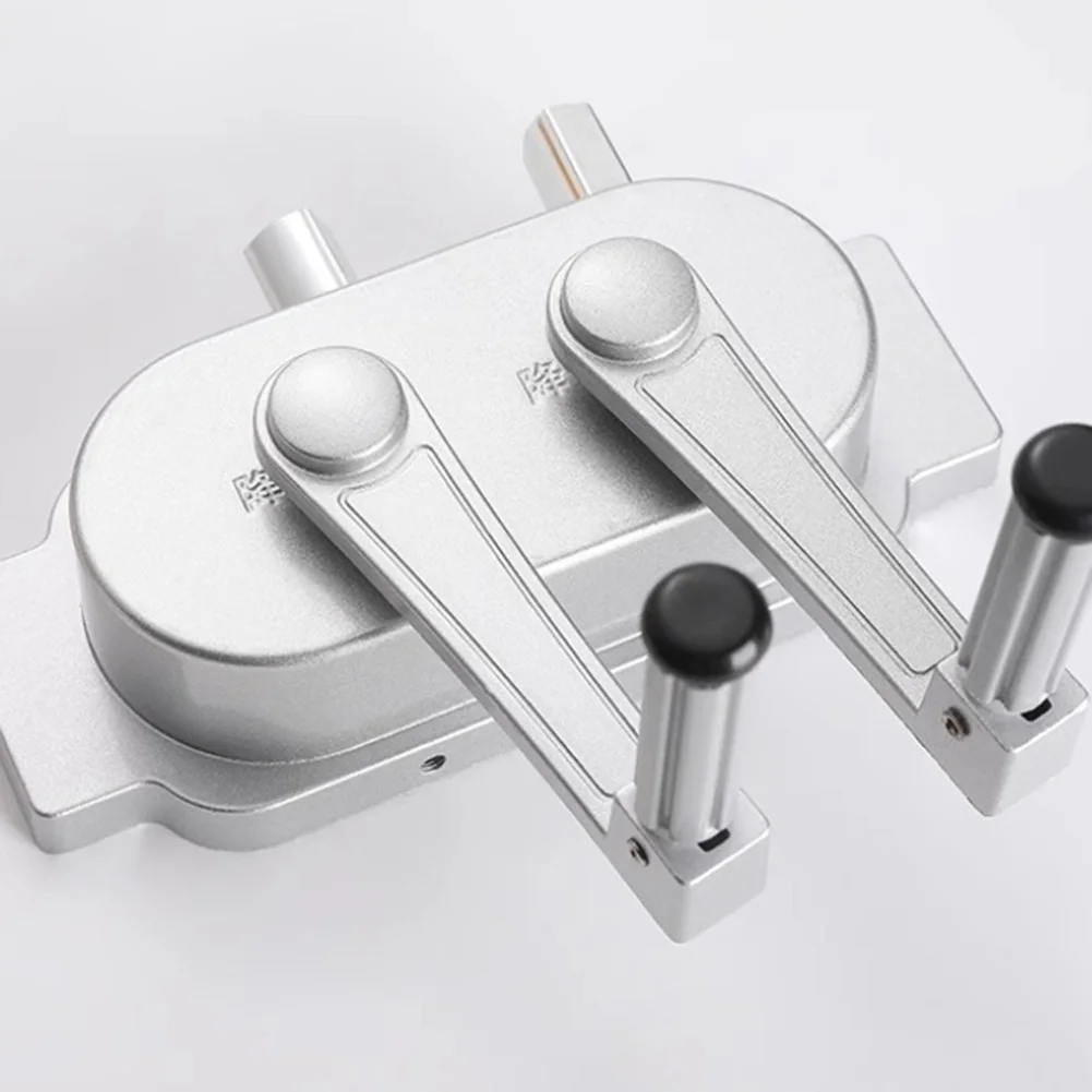 Aluminum Alloy Crank Handle for Clothes Drying Rack Balcony Lifting Bracket 6 Tooth Design Easy Installation Wall Mount