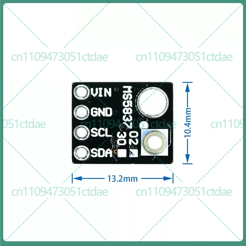For GY-MS5837 02BA 30BA High Precision Gas/Liquid Waterproof Pressure Sensor Module