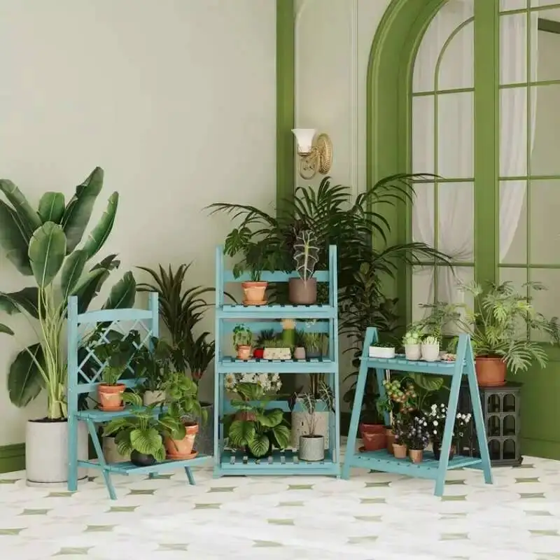 

Aesthetics Balcony Designer Trendy Small Flower Stand Room Decor Minimalista Unique Plant Shelf Modern Muebles Home Furniture