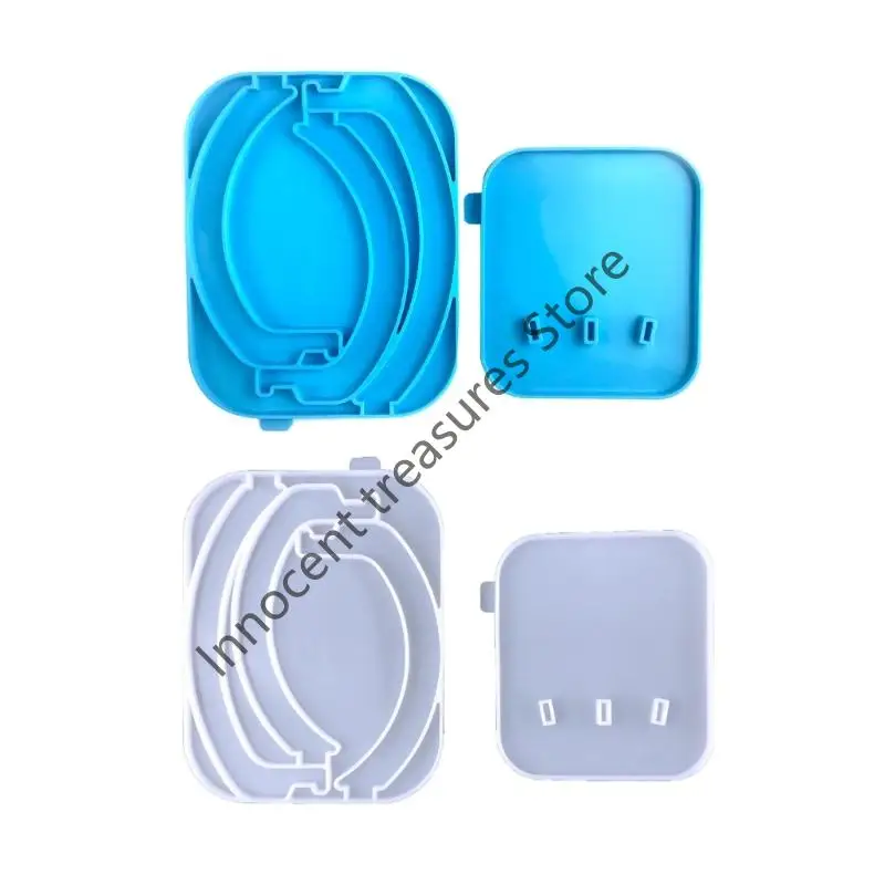 

3XUA DISPLE Desktop Stand Stand Организатор Силиконовая форма с базовой плесенью