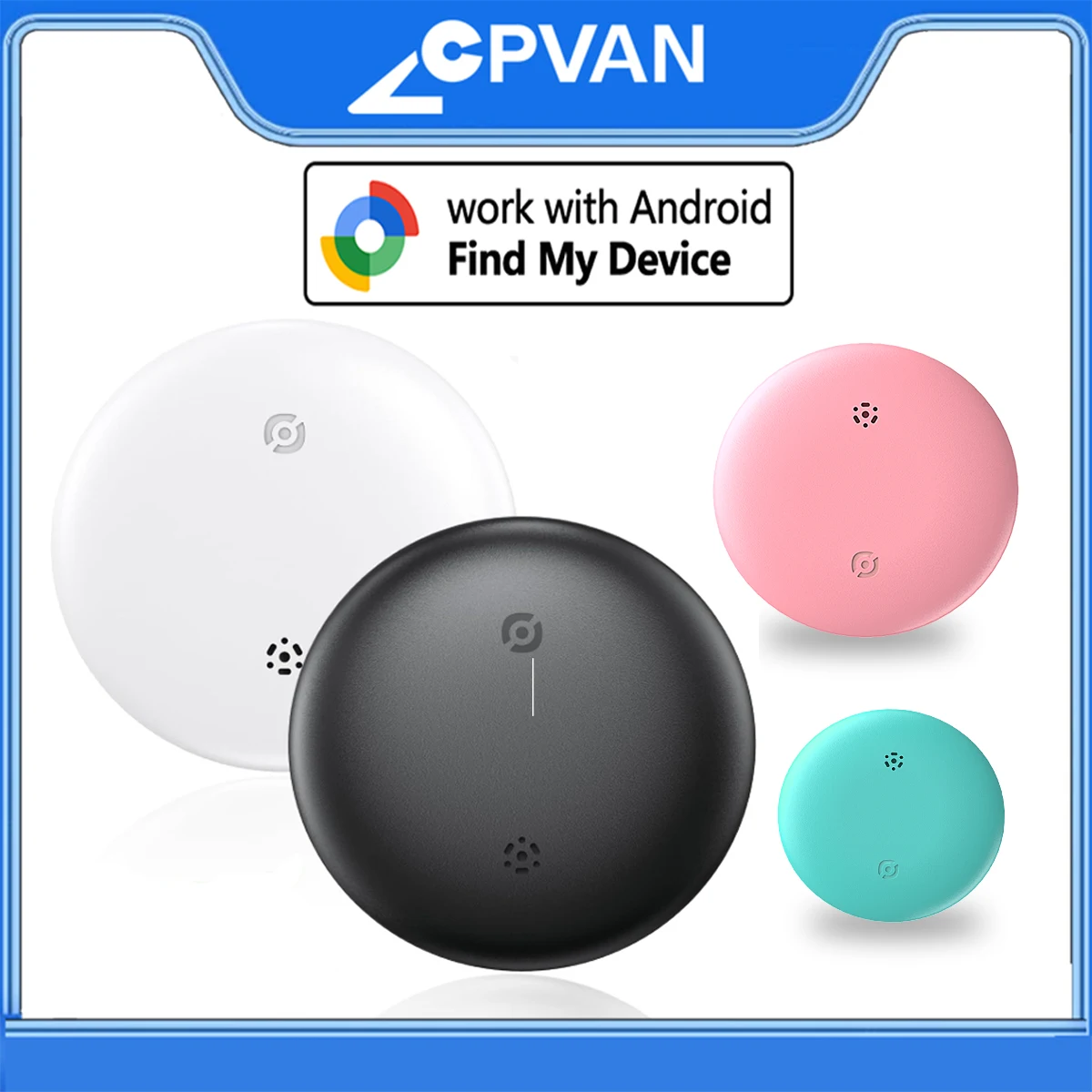 جهاز تعقب GPS صغير مكتشف محدد المواقع الذكي مناسب لنظام Android Find Locator مع بلوتوث Google Find My Device Anti Loss Finder