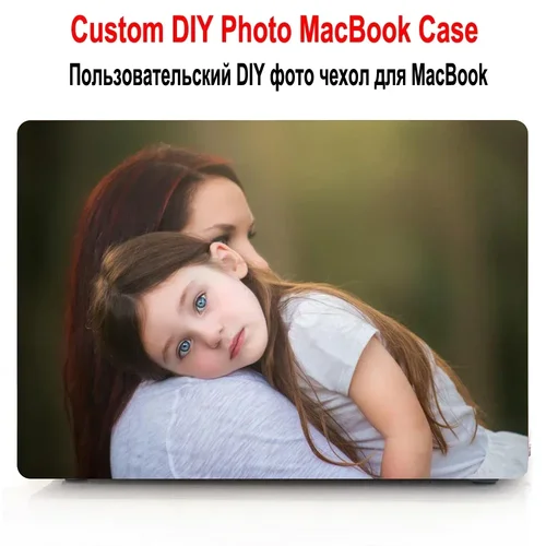 Imagen 2 del producto Funda de portátil DIY para MacBook Air Pro Retina 14 12 13 15 16 15,4 13,3 pulgadas Funda de foto personalizada Air A2141 A1932 A1286 Funda