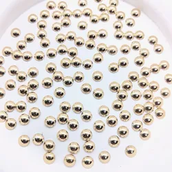 2 MILLIMETRI 4 MILLIMETRI Borchie Pietre Strass Hotfix di Ferro Oro di Cristallo Flatback Garment Borchie di Metallo Rotonda Perline Per I Vestiti di Trasporto libero
