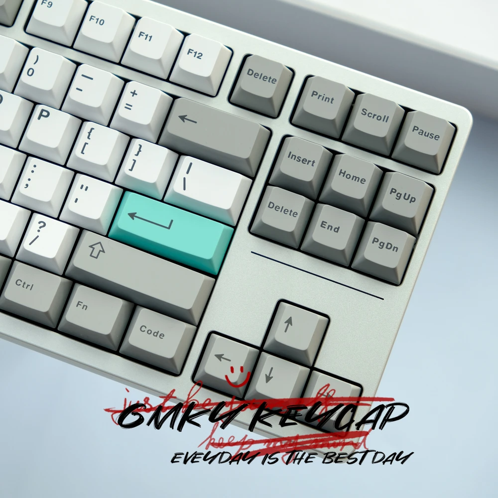 Imagem -02 - Gmky Dolch Contraste Cores Keycaps Cereja Perfil Duplo Tiro Abs Fonte Pbt Keycaps Abs Fonte para mx Interruptor Teclado Mecânico