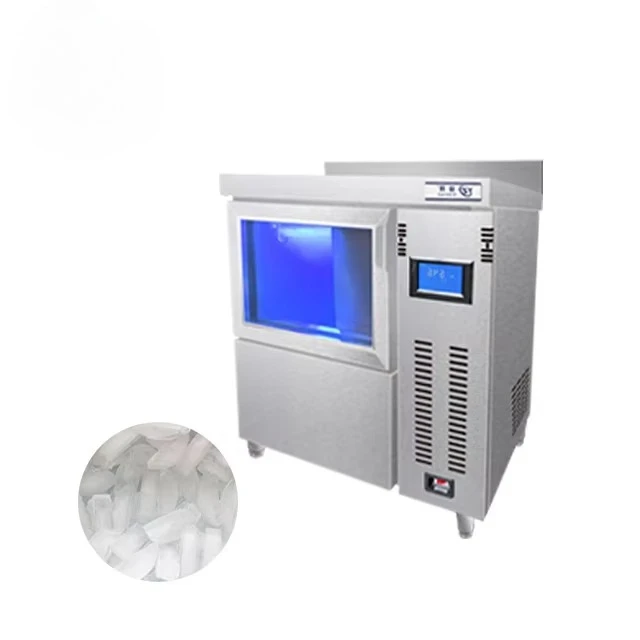 Commercial Moon Ice Machine with High Capacity Crescent Ice for Milk Tea Shops Restaurants 220V with Pump Motor Core Components