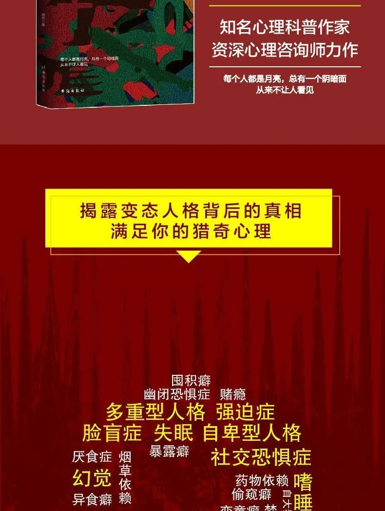Psychologie de la personnalité anormale, personnalité multiple, personnalité complexe inférieure, révélant la vérité de la personnalité Ps