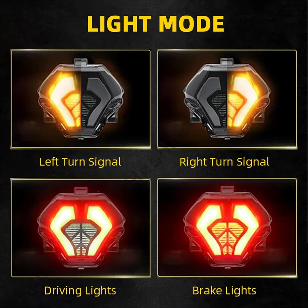 LED Taillight For YAMAHA MT-07 FZ-07 MT-03 MT-25 YZF R25 250 R3 320 2015-2018 Taillamp Brake Lights Turn Signals Driving Lamps - Image 2