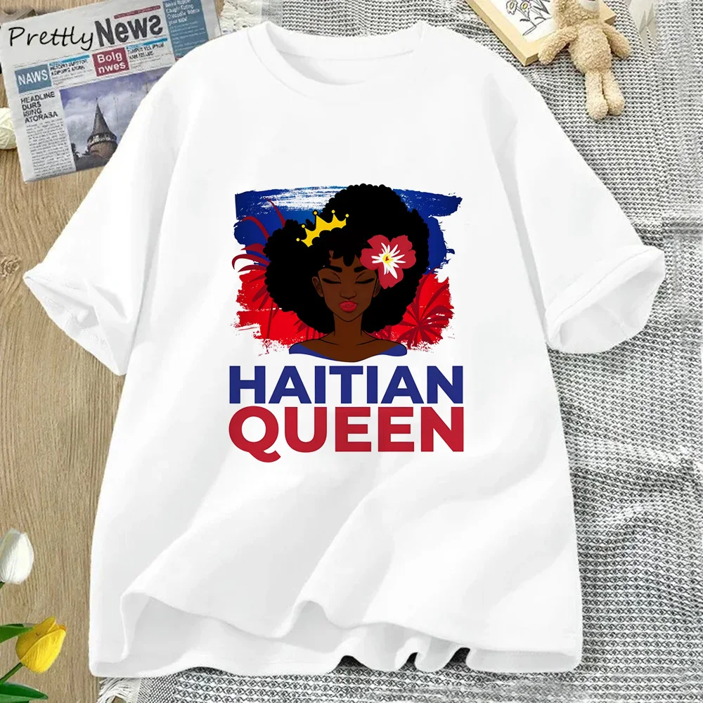 

Haiti Tee women manga tshirt female streetwear harajuku clothes