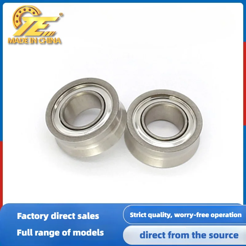 non-pulley sr188zz high-smooth stainless steel deep groove ball bearing with concave v-ring outer ring - wholesale