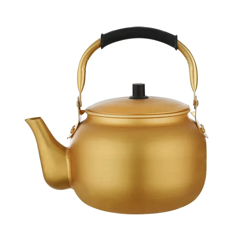 Metal Kettle Portable Teapots To Boil Water Piggy Kettle Retro Induction Cooker Eletrica Utensils for Kitchen