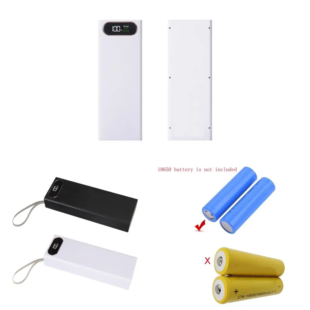  High Speed Charging 18650 Battery Case Detachable 20Slot Structure NonWelding