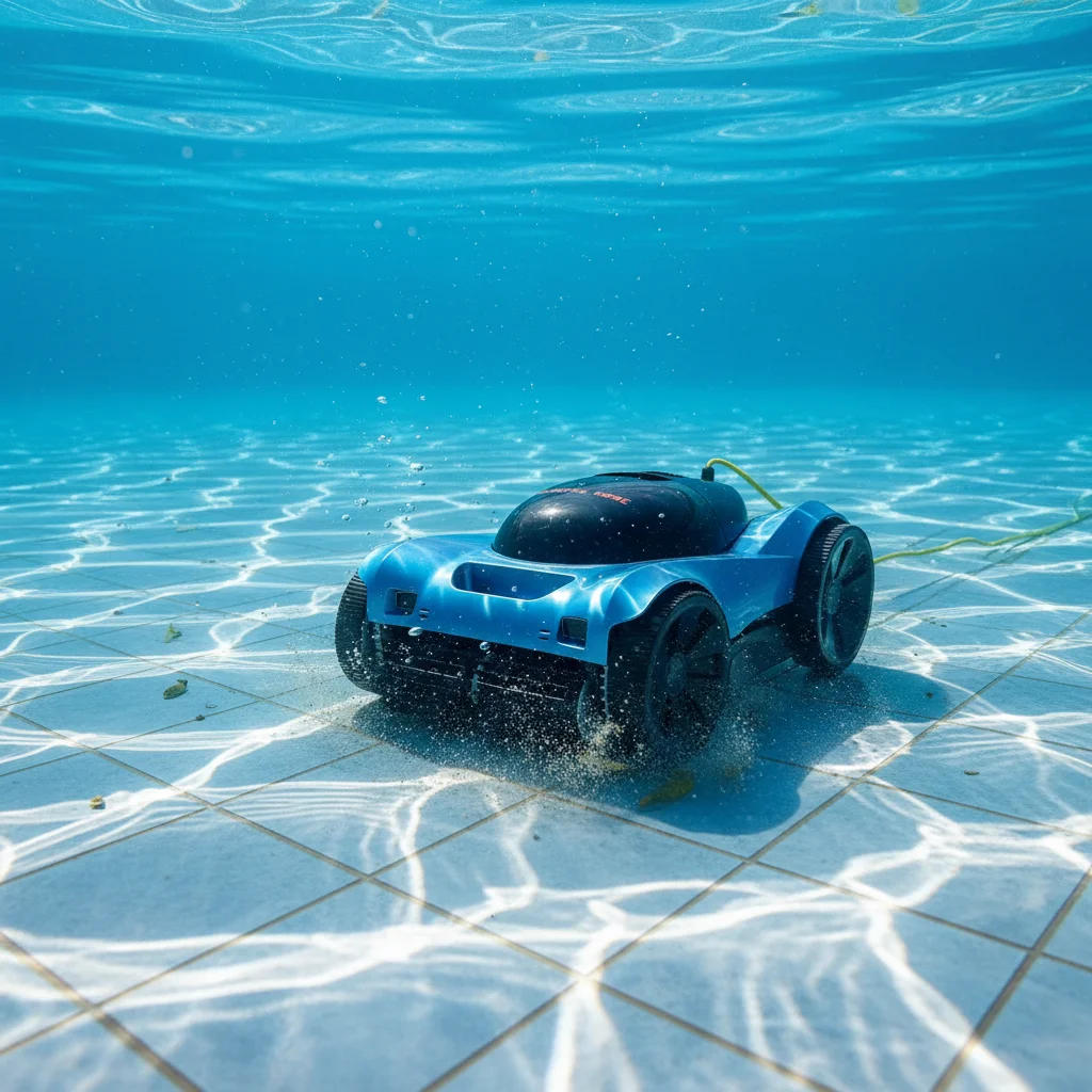 Water pool cleaning robot wall-climbing wireless automatic pool filter cleaning