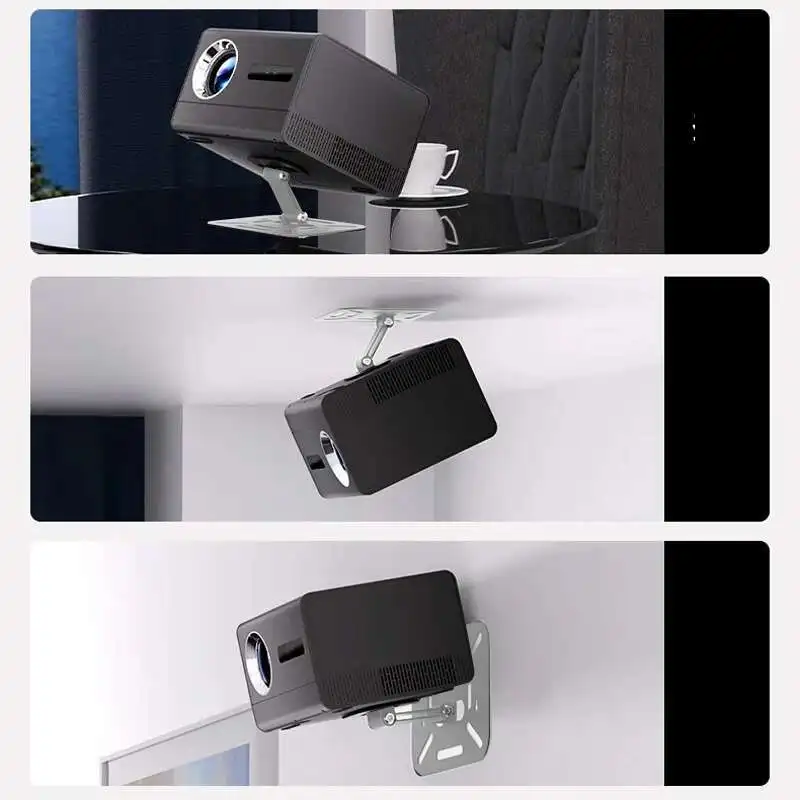 VOXFLIX Tripod Accessories Folding Portable Desktop Metal Multi-Angle Adjustable Stand For HY300 Mini Projector